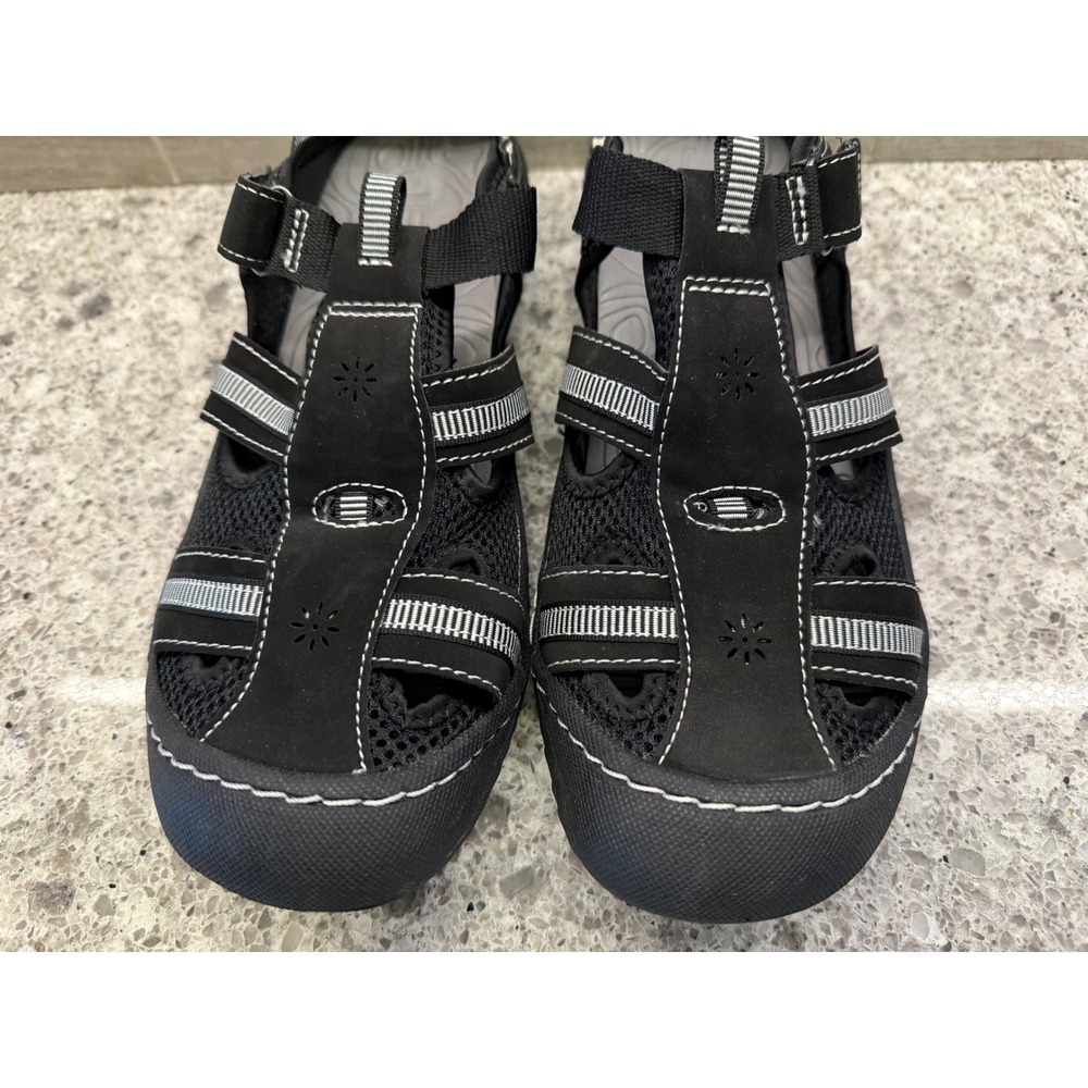 JBU Black/White Wmns NWOT Jambu Water Sandals Size 11M Gorpcore Hiking Summer - Picture 5 of 9